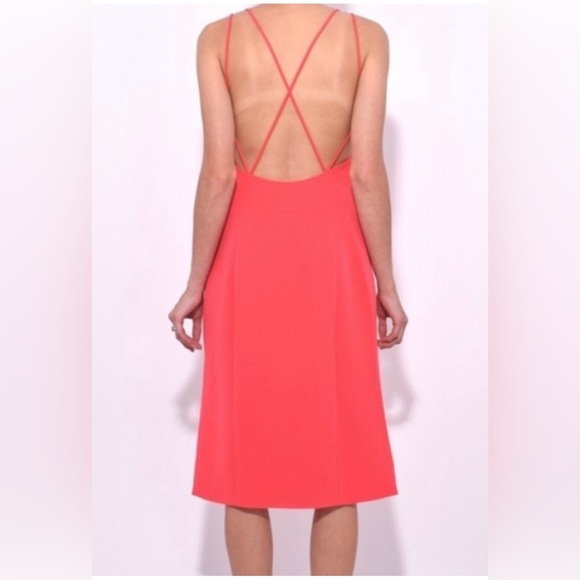 NWT rag & bone hot pink Denton Dress // size 4 - Picture 2 of 5